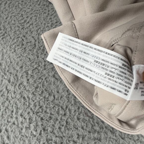 Abercrombie & Fitch Cargo Pants Womens 29/8 Tan Pleated Straight High Rise 28x31 - Picture 13 of 13